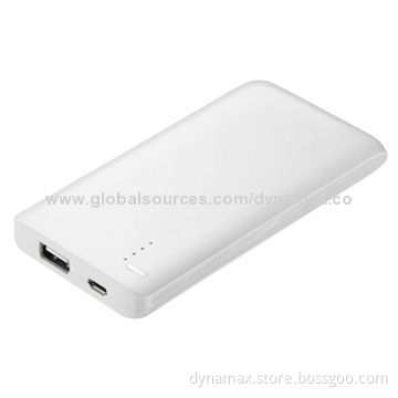 Portable Power Bank/Li-ion Polymer Battery/4,000mAh, Power Efficiency Above 80%, Ultra-thin Design